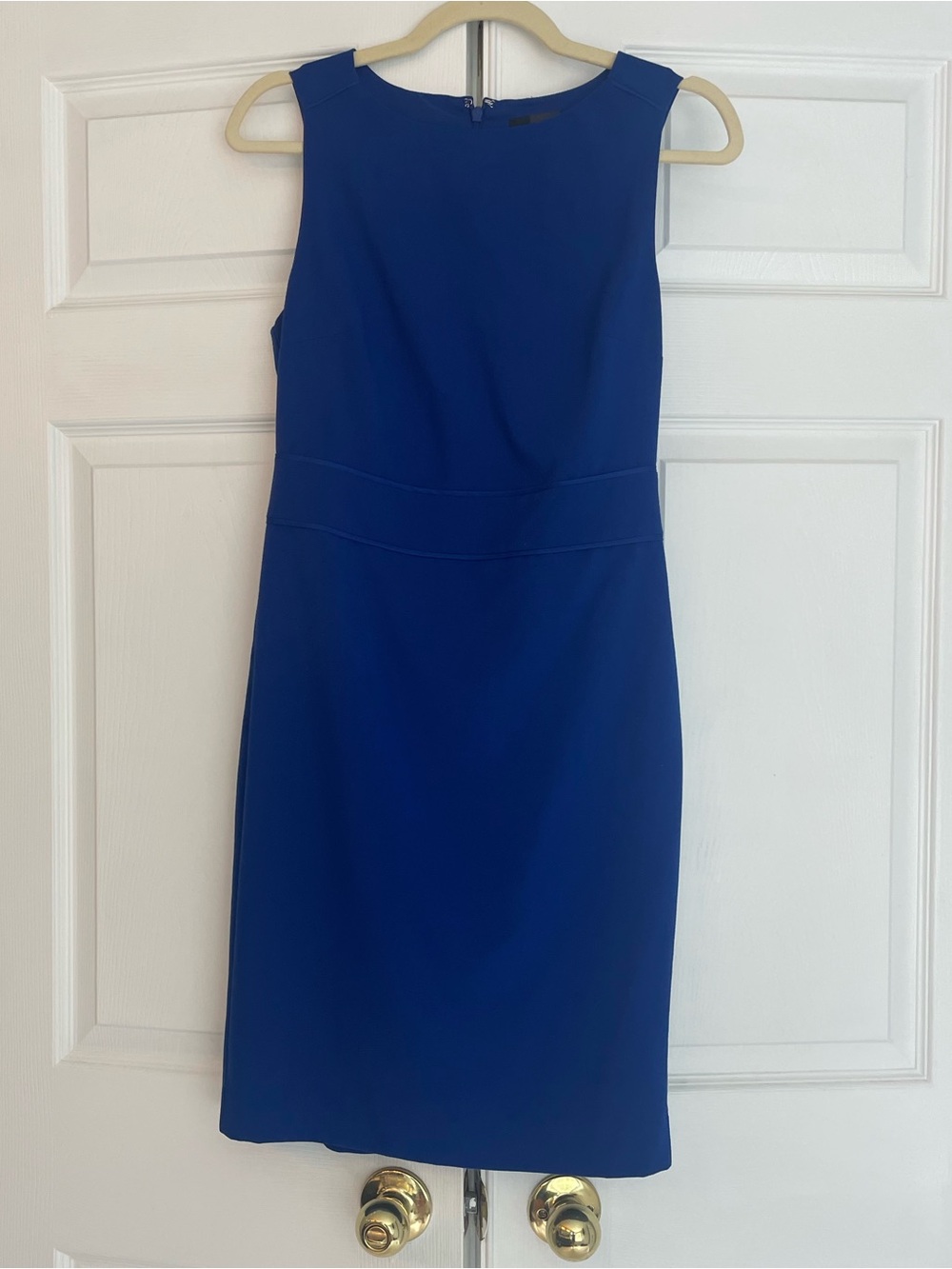 The Limited Cobalt Blue Sleeveless Sheath Dress